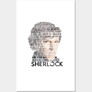 Sherlock Quotes Posters and Art